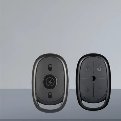 433m wireless car remote cloning device with ABS housing showing button configurations