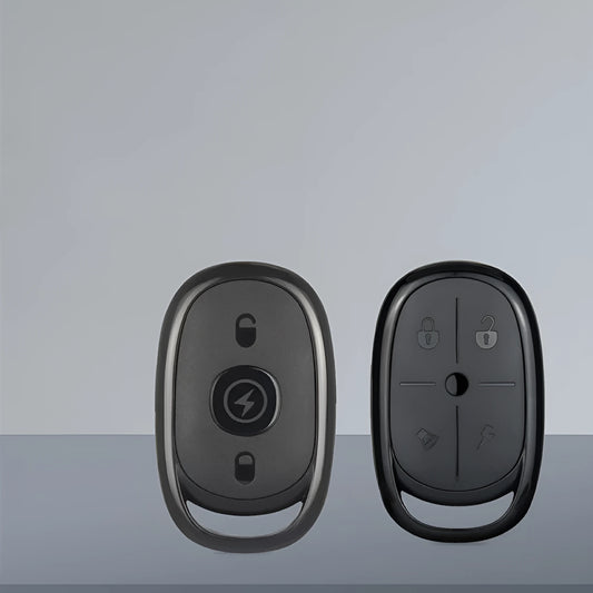 433m wireless car remote cloning device with ABS housing showing button configurations