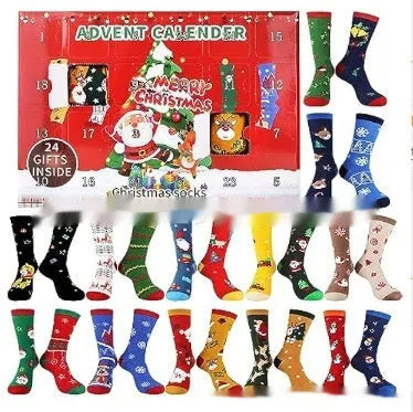 Mini resin Christmas sock decoration from blind box, showing detailed knitted texture and festive colours