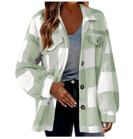 Soft Lamb Fleece Jacket available in multiple colors for men and women