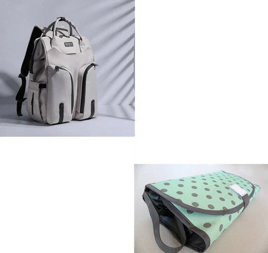 Stylish Mommy Backpack with Milk Bag Compartment in various colors