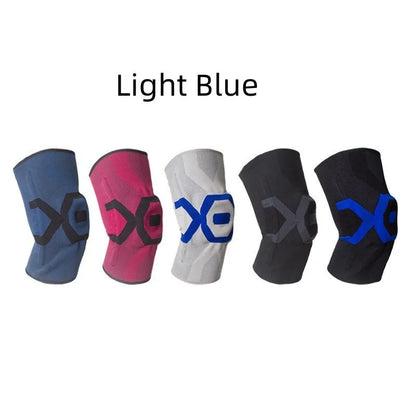 Men's silicone knee pads for sports protection in multiple colour options