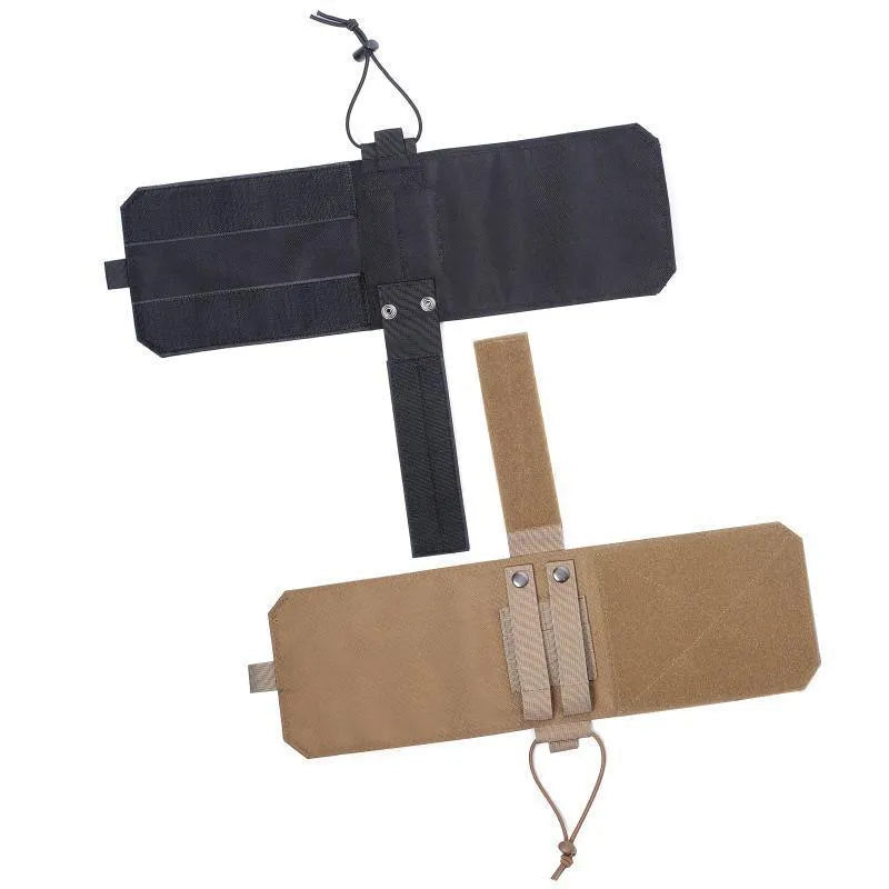 Adjustable heat-holding bottle cover in black Oxford cloth with PU lining for outdoor drink insulation