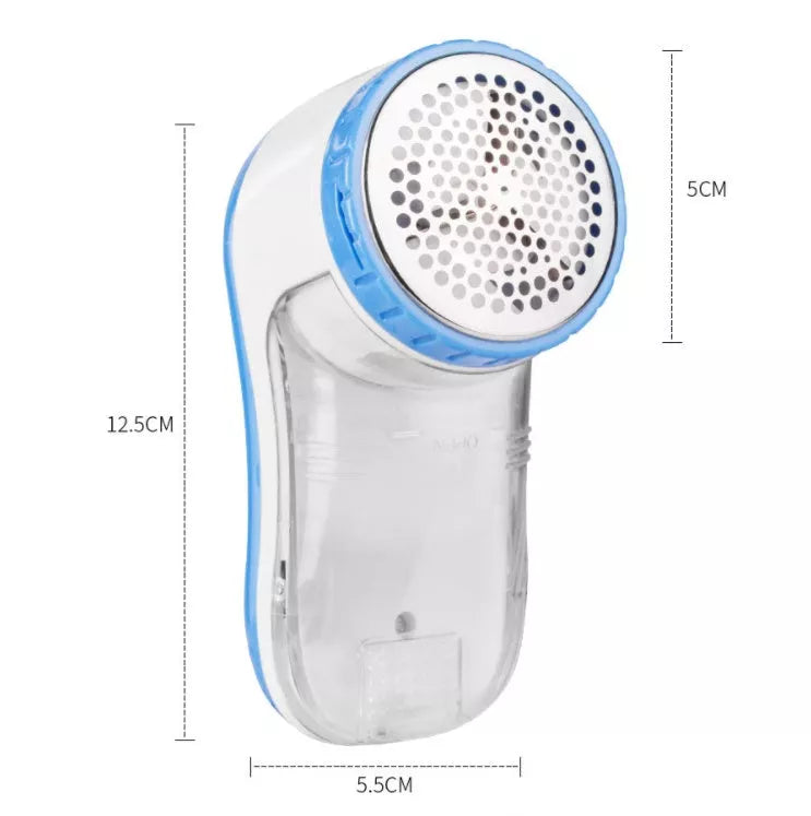 High-power fabric shaver with USB charging and stainless steel blades