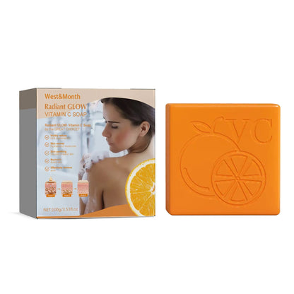 100g whitening vitamin body care soap bar with kojic acid, vitamin C and botanical extracts