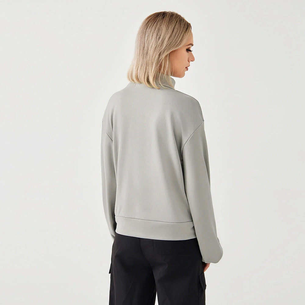Ultra-soft women's fleece sweatshirt in various colors for stylish comfort
