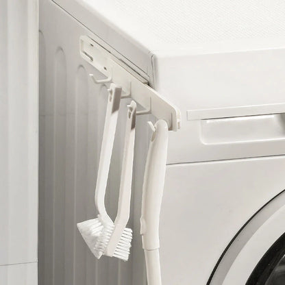 Four-Row Gap Hook for kitchen and bathroom organization, no-drill installation