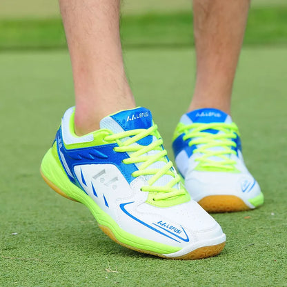 Casual Multicolor Sports Badminton Shoes with breathable mesh lining and low heel
