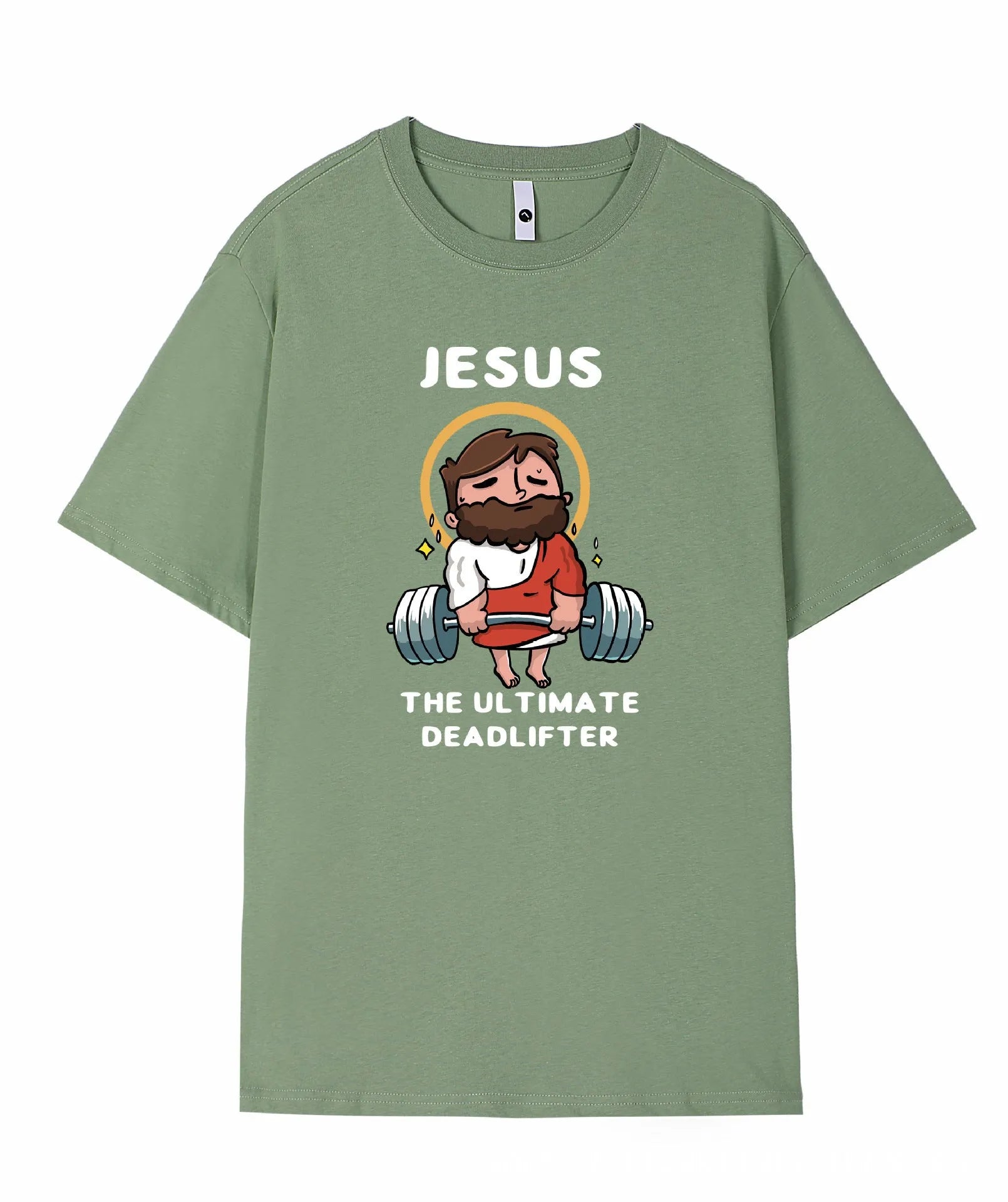 Men's short sleeve cotton t-shirt on a hanger, shown in Apricot colour, regular fit.