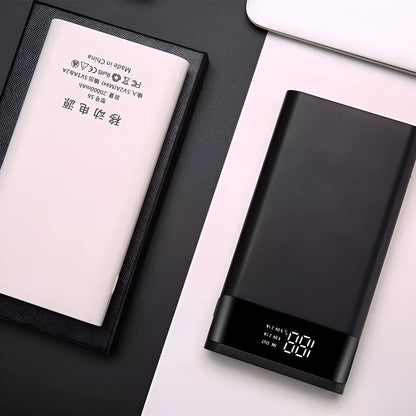 DIY digital display power bank kit with plastic shell and circuit board for 18650 lithium-ion batteries
