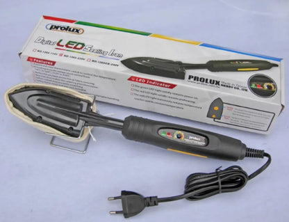 Electronic temperature control iron for skin model heat styling with cotton cover and heat-resistant bracket