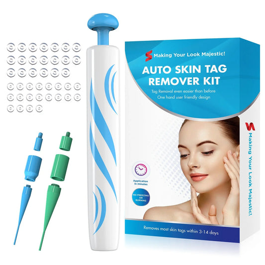 Household minimalist skin removal pen with plastic construction measuring 14cm length