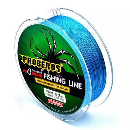 4 Braided 100m Vigorous Horsefish Fishing Line - High-Strength PE Braided Line for Anglers