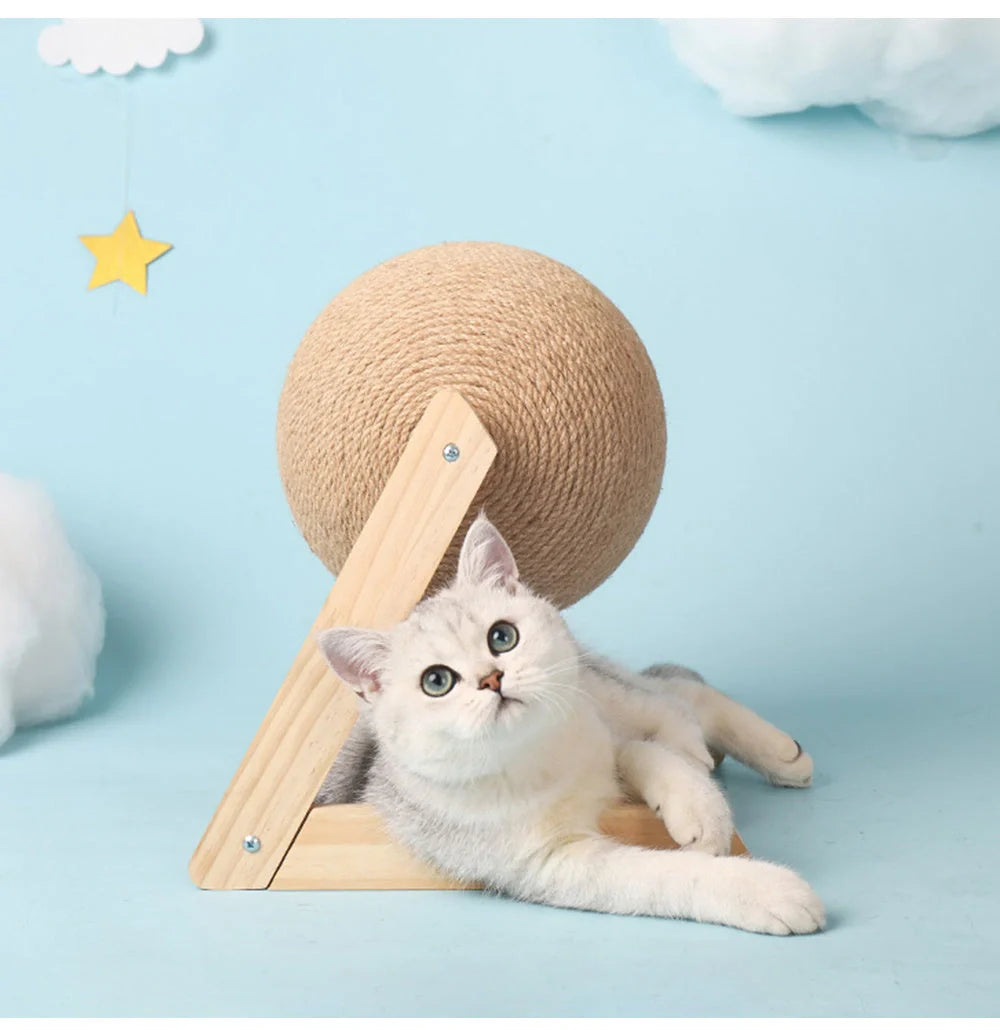 Professional Vertical Cat Toy Sisal Cat Catching Ball for furniture protection and cat entertainment