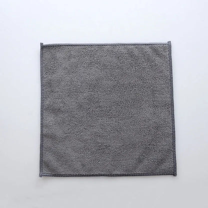 25x25cm grey microfiber kitchen cleaning cloth for oilproof pot and bowl cleaning