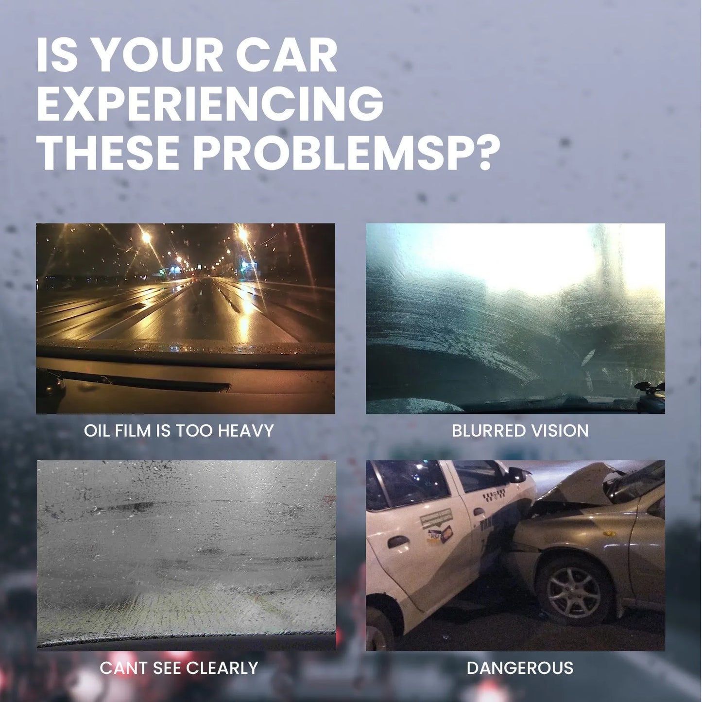 Pack of 40 car anti-fog rainproof wipes with non-woven fabric sheets
