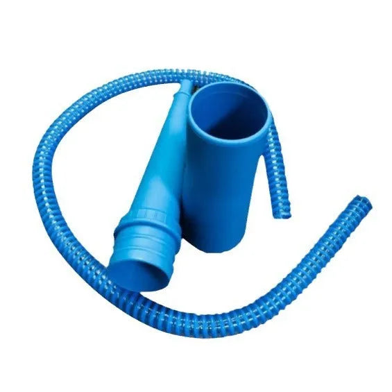 Blue suction pipe vacuum cleaner head for washing machine dust removal with 114cm length and round design