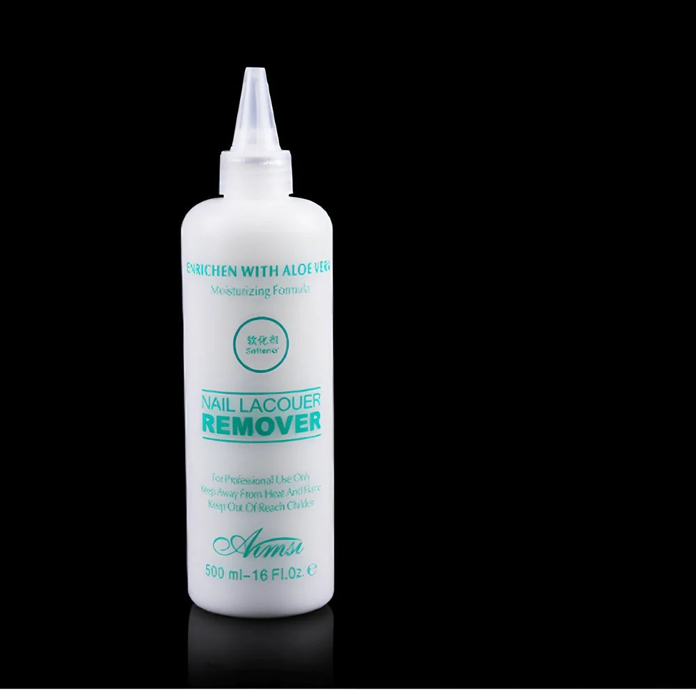 500ml green matte bottle nail dead skin macerating agent massage cream for softening hardened cuticles