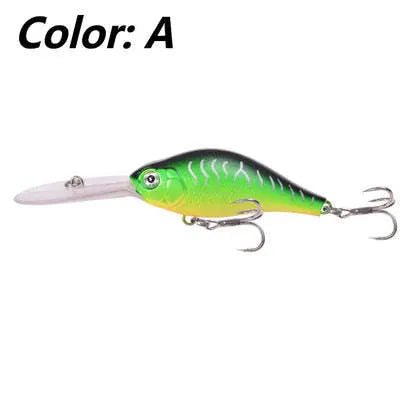Floating Rock 10.5cm deep diving soft plastic minnow lure in multiple colours for freshwater fishing.