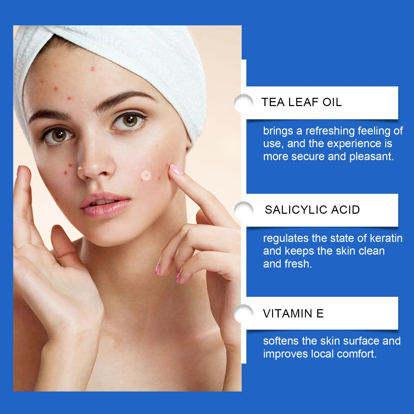 216 tea tree oil acne patches for gentle blemish treatment with vitamin E