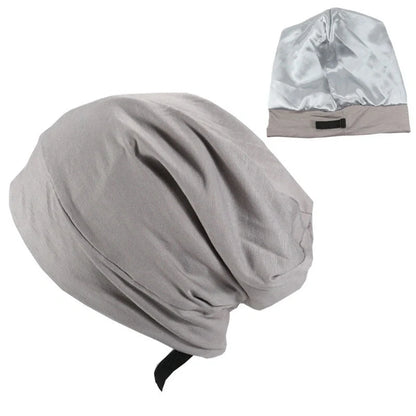 Adjustable men's satin lined hood in multiple colors for spring and autumn wear