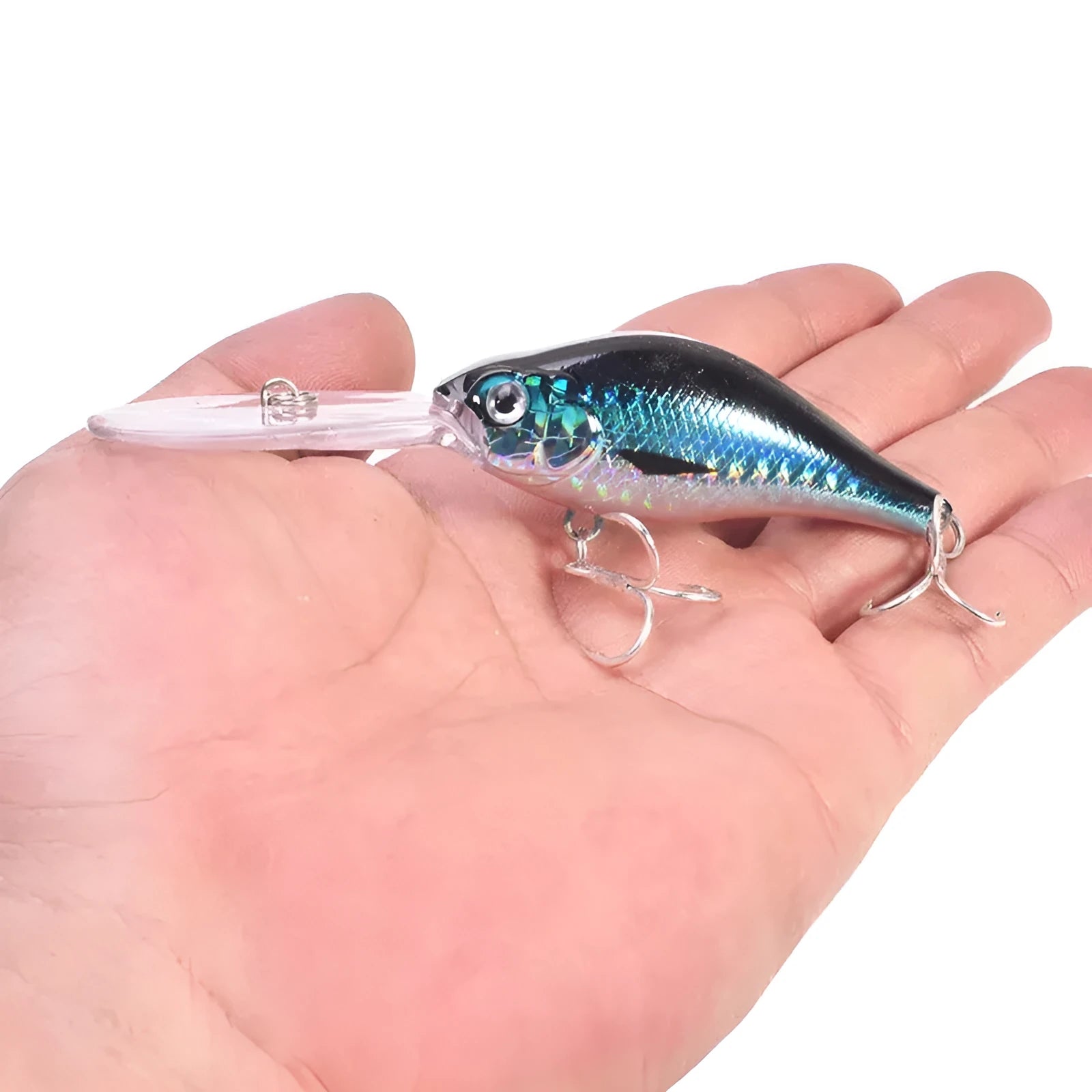 Floating Rock 10.5cm deep diving soft plastic minnow lure in multiple colours for freshwater fishing.