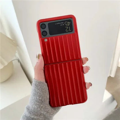 Samsung Z Flip3 flip case in seven colours with 0.8mm PC shell and solid-colour design
