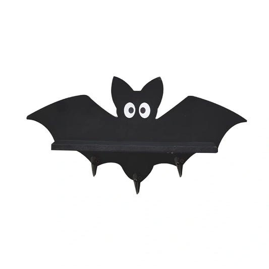 White pine animal-shaped wall shelf measuring 35cm wide by 17cm high on wall