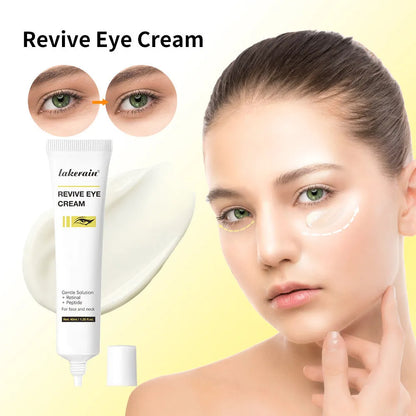 40ml tube of retinol eye cream for dark circles and fine lines on universal skin