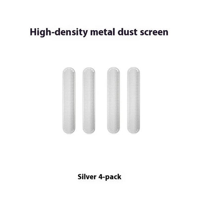Metal dustproof net for RED MAGIC 10 Pro and 8/9 series phones, black and silver, 4 pack