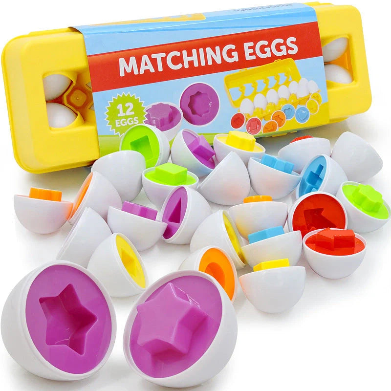 Smart Egg Toy educational shape matching game for kids, safe BPA-free plastic