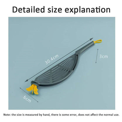 Multifunctional household colander in pink, beige, light blue, and navy blue for efficient draining and stirring