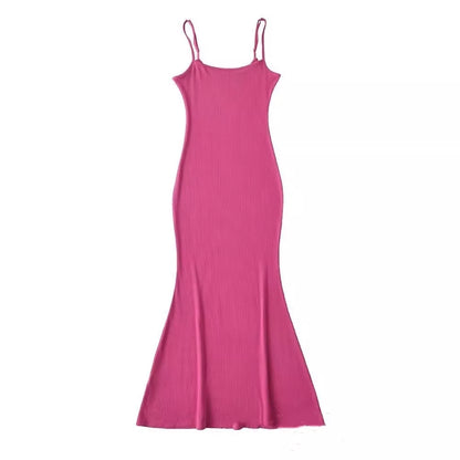 Women's Modal Shapewear Dress in black, brown, or rose red with tummy control and open crotch design