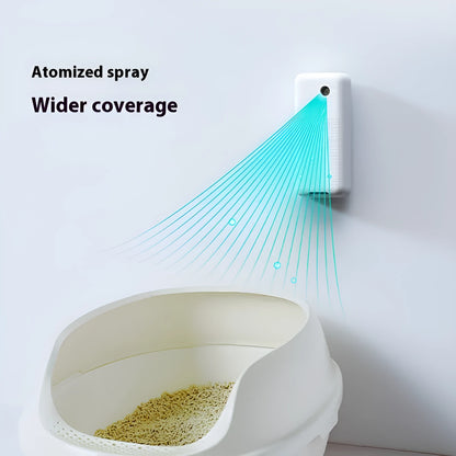 Xiaopei smart pet odour removal machine with external bracket and purification liquid bottles
