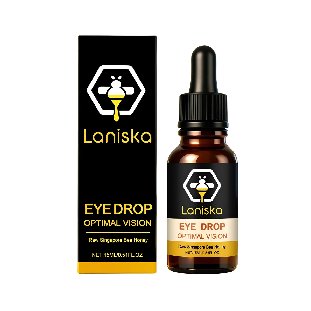 Eye Soothing Drops 15ml bottle with honey and sodium hyaluronate ingredients