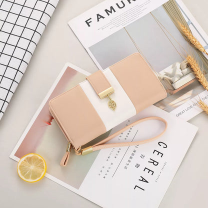 Anti-theft PU leather handbag with lock closure in various colors