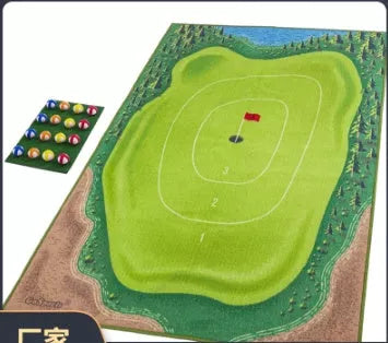 Golf training mat with replaceable turfs for swing accuracy improvement