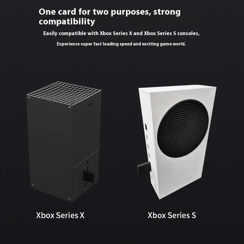 Xbox Series X/S Host Hard Disk Switching Box for SSD Expansion, aluminium alloy CFexpress to M.2 SSD interface card for expanding console storage, 30 x 60 x 7mm compact enclosure, includes screwdriver and manual