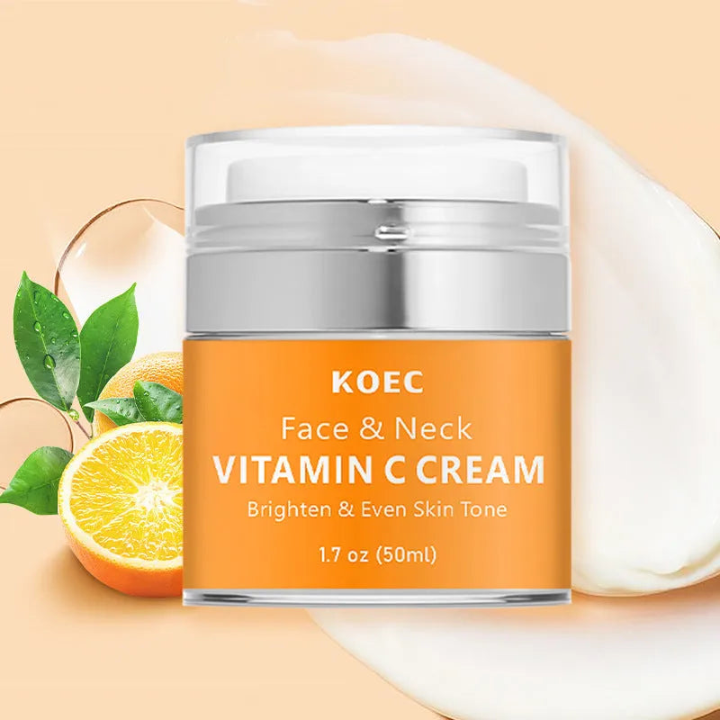 50g jar of retinol neck cream for light lines with English packaging