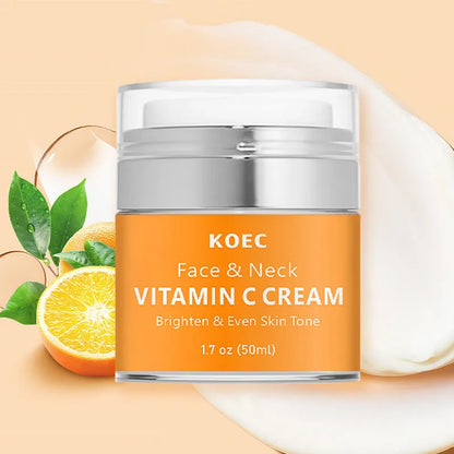 50g jar of retinol neck cream for light lines with English packaging