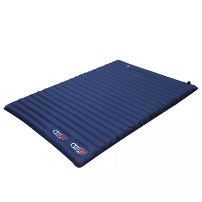 Blue Thickened Air Sleeping Pad for Camping with Moisture-Proof Feature