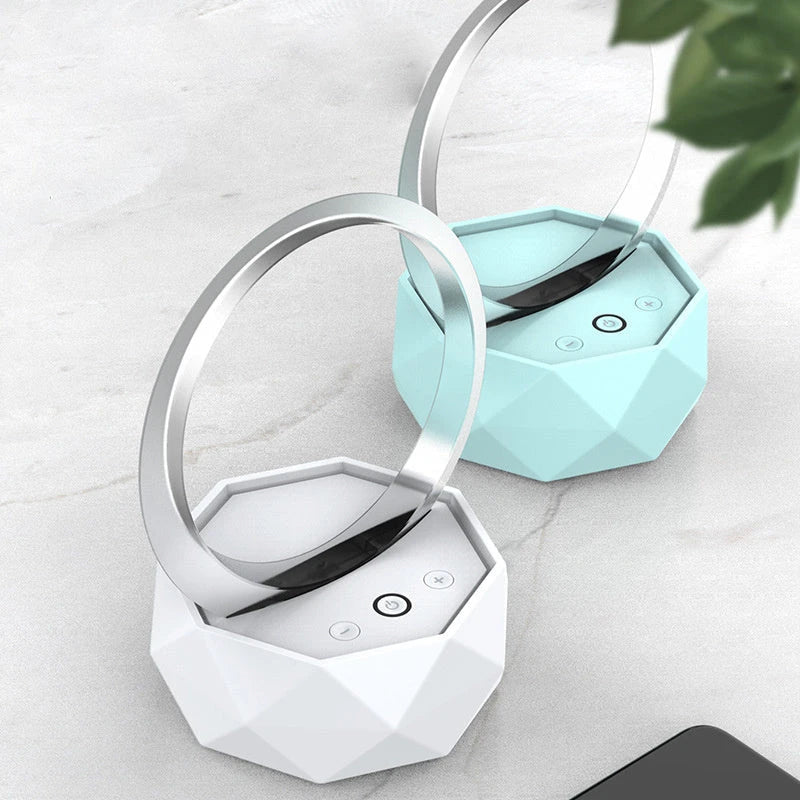 Bedside Bluetooth Speaker with vibrant RGB lighting, surround sound, and wireless Bluetooth connectivity