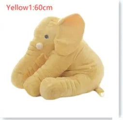 Elephant doll pillow baby comfort sleep toy in short plush with PP cotton filling, 60cm and 40cm sizes