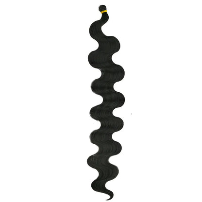 24-inch wine red synthetic wig with big wave texture in crochet braid style