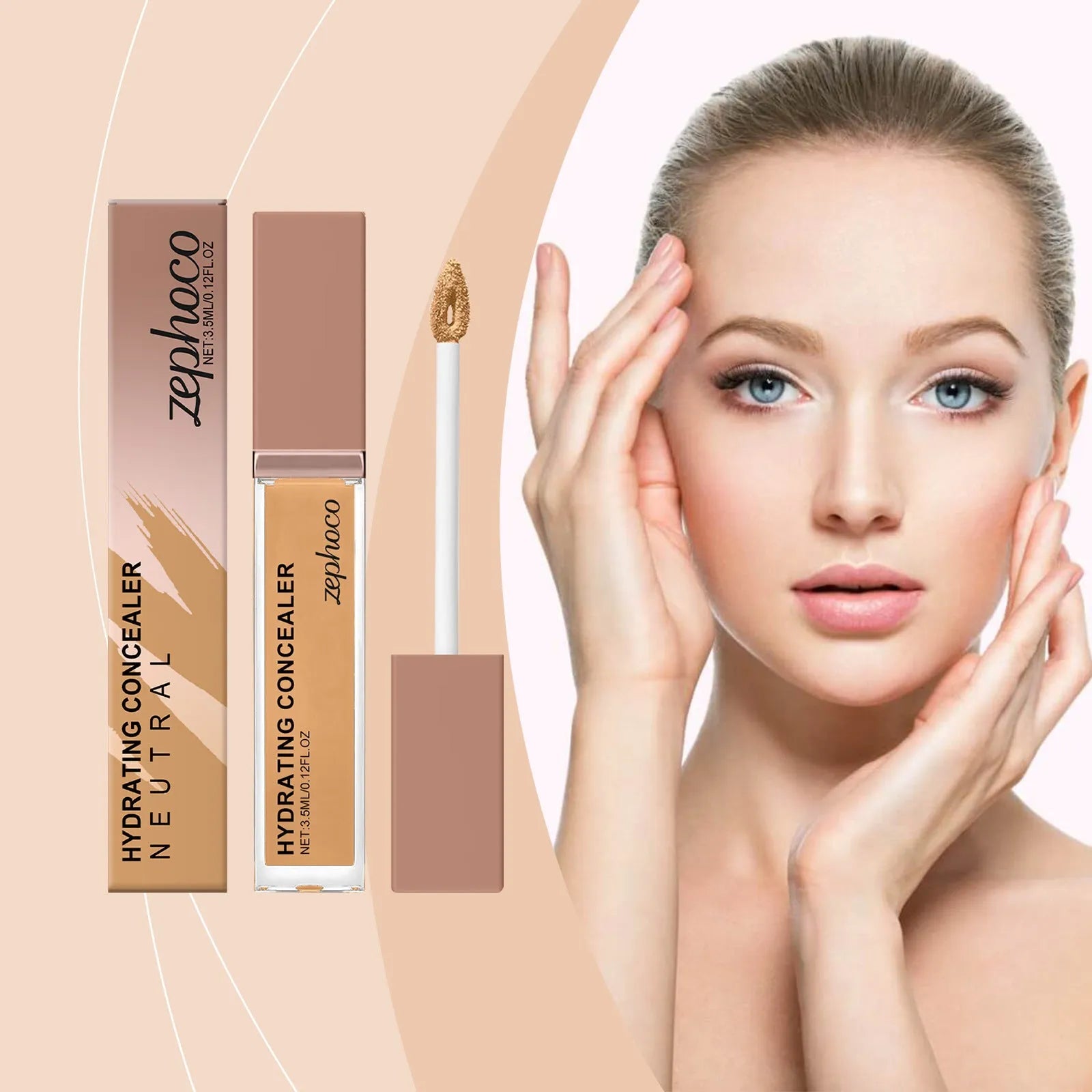 A 3.5ml bottle of medium skin liquid foundation with moisturising concealer properties.