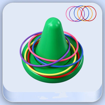 Children's balance training toy with bright colors and tactile dots for sensory development