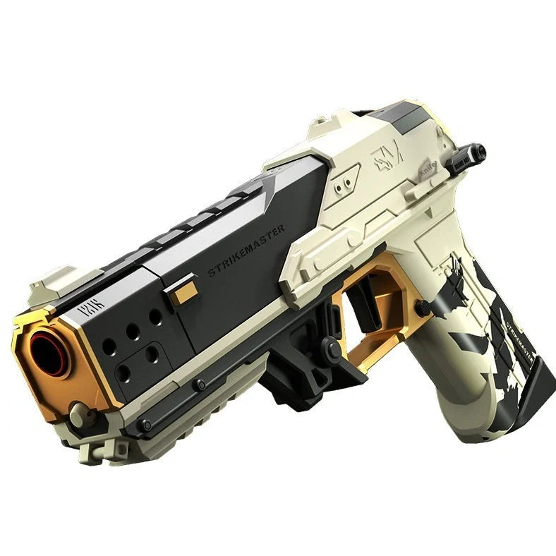 Nylon Attack Master SP50 plastic soft bomb launcher toy with Eva ammunition and detachable magazine