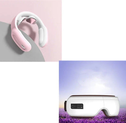 Intelligent Neck and Shoulder Massager with Remote Control, Soothing Heat Therapy, and Customizable Massage Settings for Personalized Pain Relief