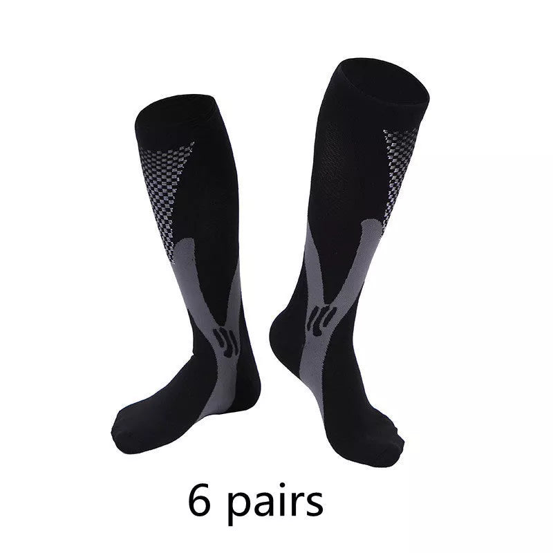 Outdoor Sports Magic Compression Stretch Socks in various colors for enhanced athletic performance