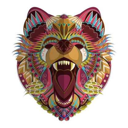Colorful animal-shaped wooden jigsaw puzzles for kids, educational and fun